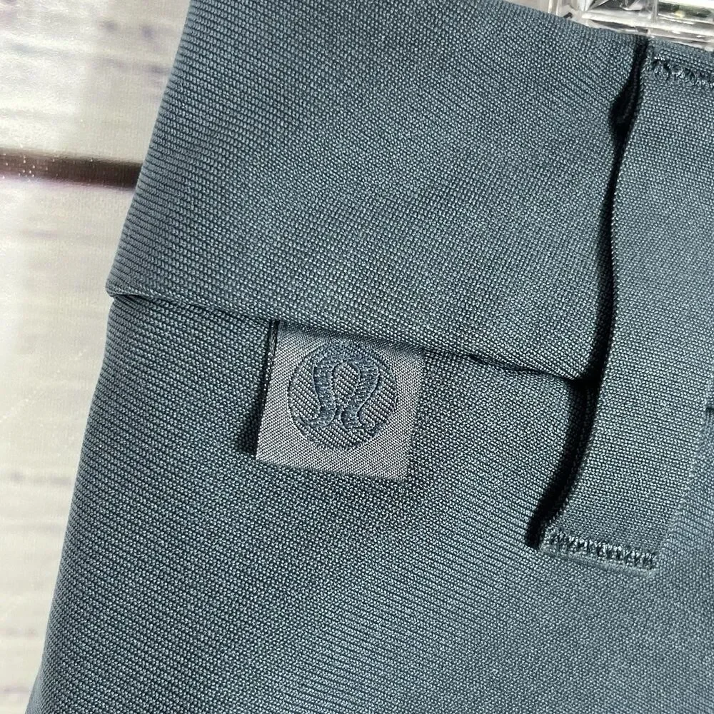 Lululemon Commission Pants Mens 34x32 Iron Blue Classic Warpstreme Performance